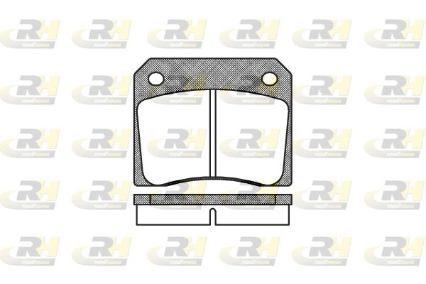 Zestaw klocków hamulcowych, hamulce tarczowe ROADHOUSE 2036.00