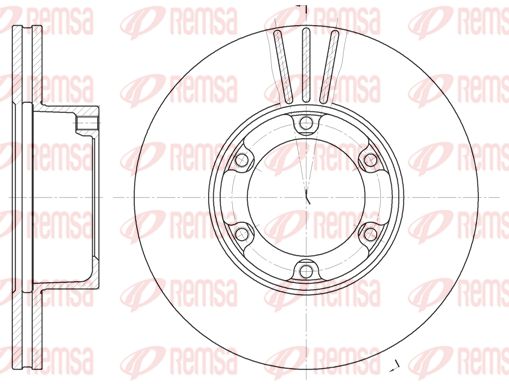 Tarcza hamulcowa KAWE 6277 10