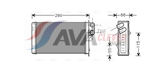 Теплообменник, отопление салона