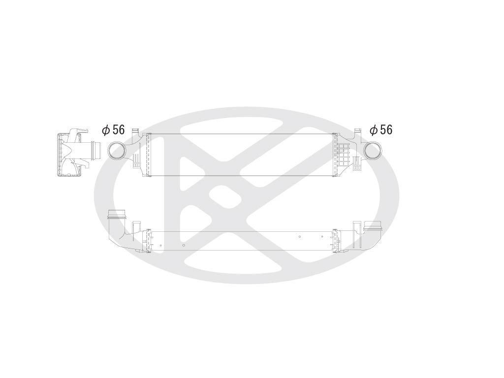 Intercooler, compresor KOYORAD IA410132