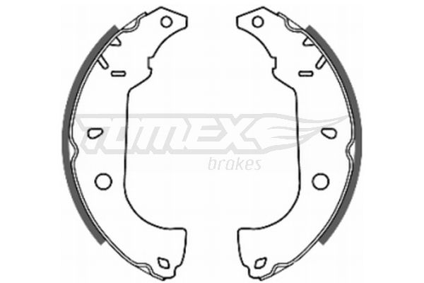 Levně Sada brzdových čelistí TOMEX Brakes 2026