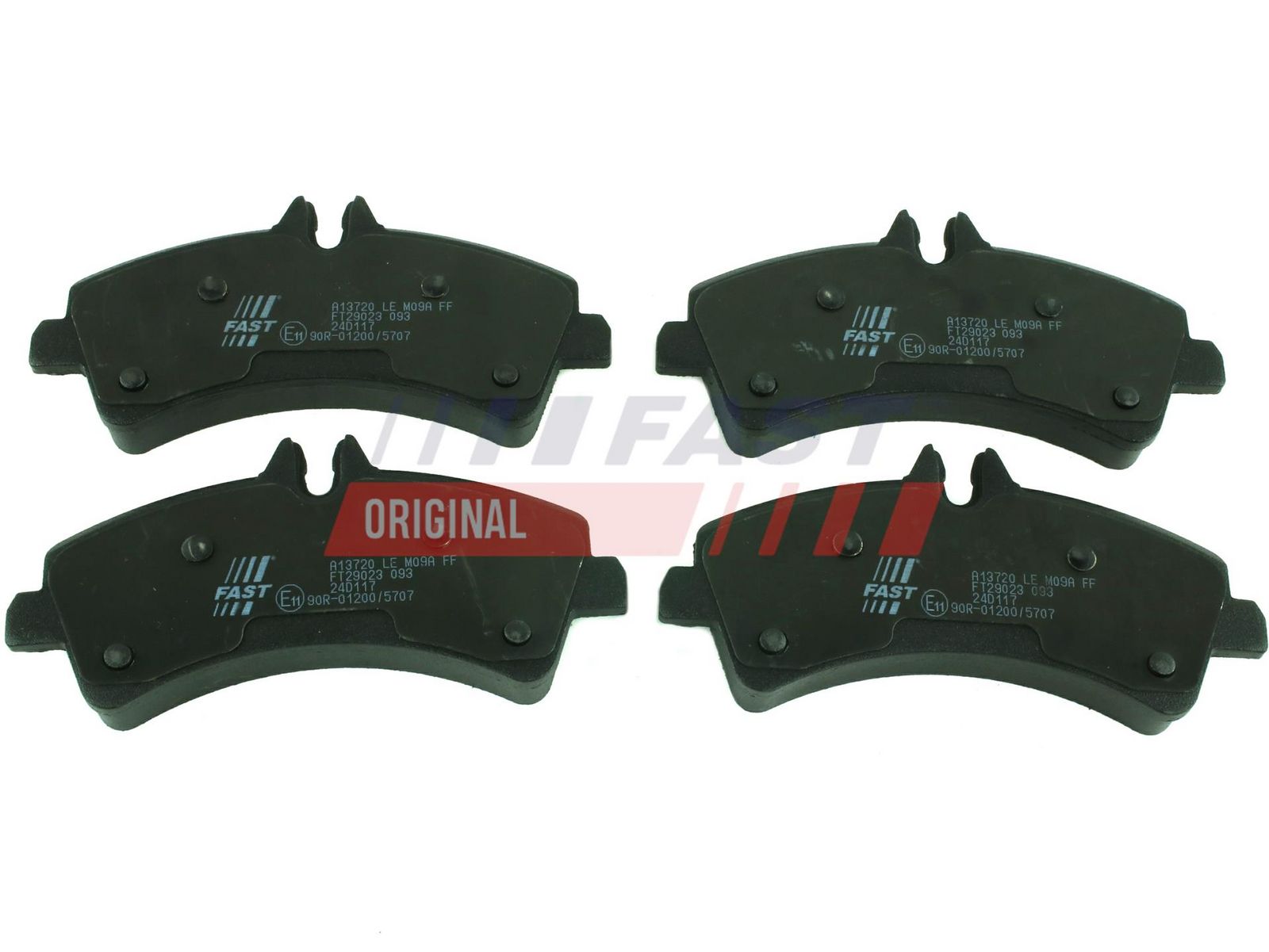 set placute frana,frana disc FAST FT29023