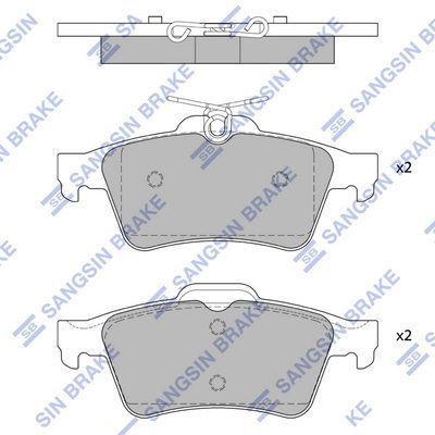 set placute frana,frana disc HI-Q SP4254