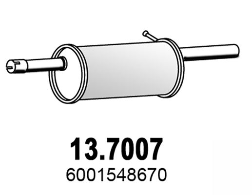 Tłumik końcowy ASSO 13.7007