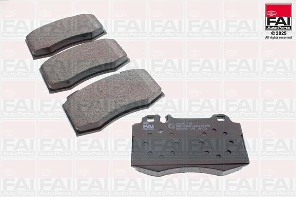 Zestaw klocków hamulcowych, hamulce tarczowe FAI AUTOPARTS BP646