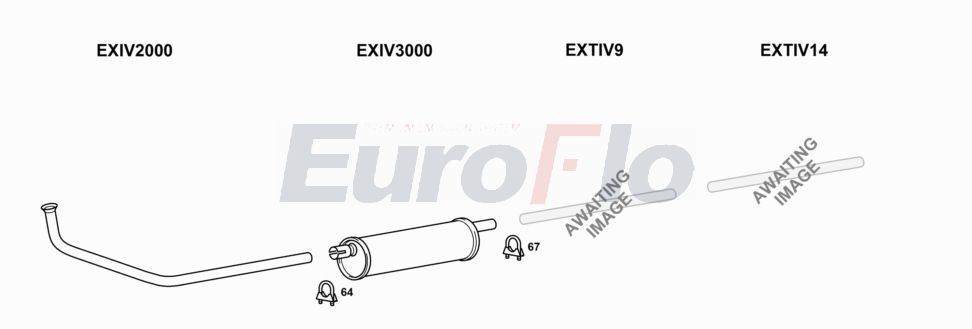 Układ wydechowy EUROFLO IVDAI25D7018A00