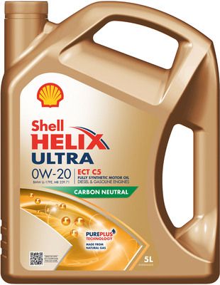 E-shop SHELL Motorový olej Helix Ultra ECT C5 0W-20, 550056348, 5L