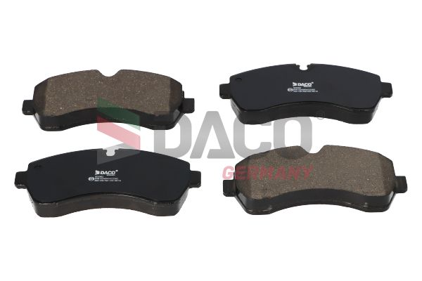 Zestaw klocków hamulcowych, hamulce tarczowe DACO GERMANY 323362