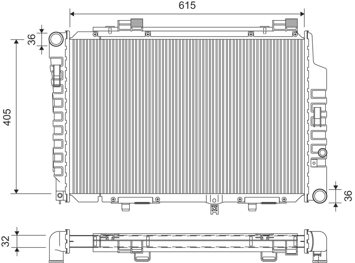 Radiateur, refroidissement du moteur