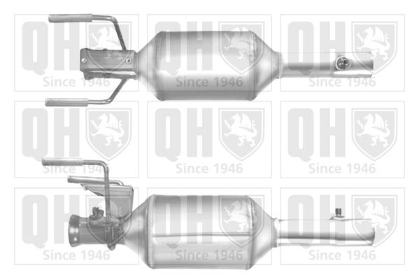 Filtr sadzy / filtr cząstek stałych, układ wydechowy QUINTON HAZELL QDPF11016