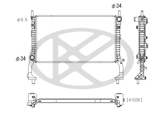 Radiator, racire motor KOYORAD PL323141