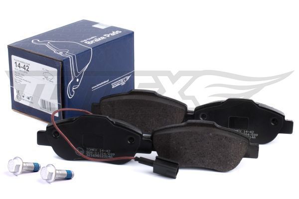 Levně Sada brzdových destiček, kotoučová brzda TOMEX Brakes 14-42