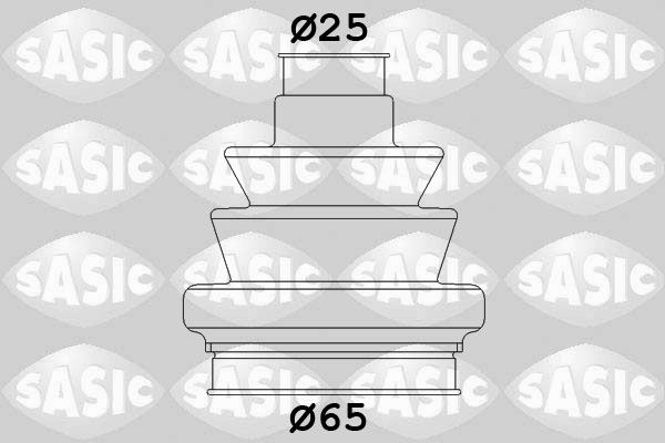 Zestaw osłon, wał napędowy SASIC 1906035
