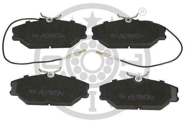 Zestaw klocków hamulcowych, hamulce tarczowe OPTIMAL BP-09871