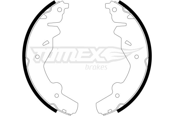 Levně Sada brzdových čelistí TOMEX Brakes 23-19