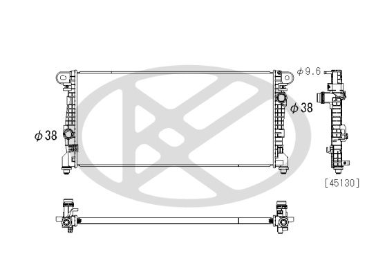 Radiator, racire motor KOYORAD PL323899