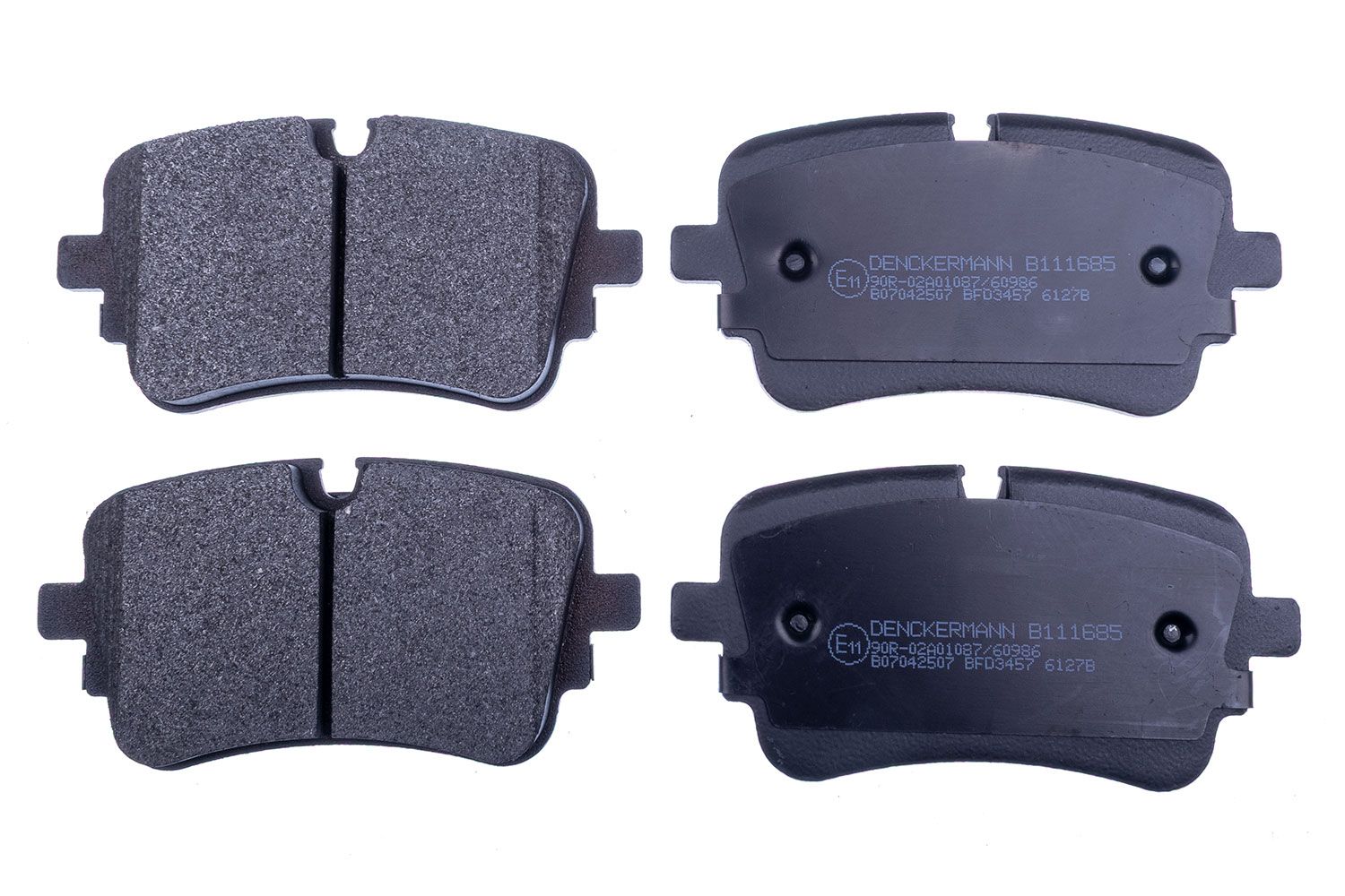 set placute frana,frana disc DENCKERMANN B111685