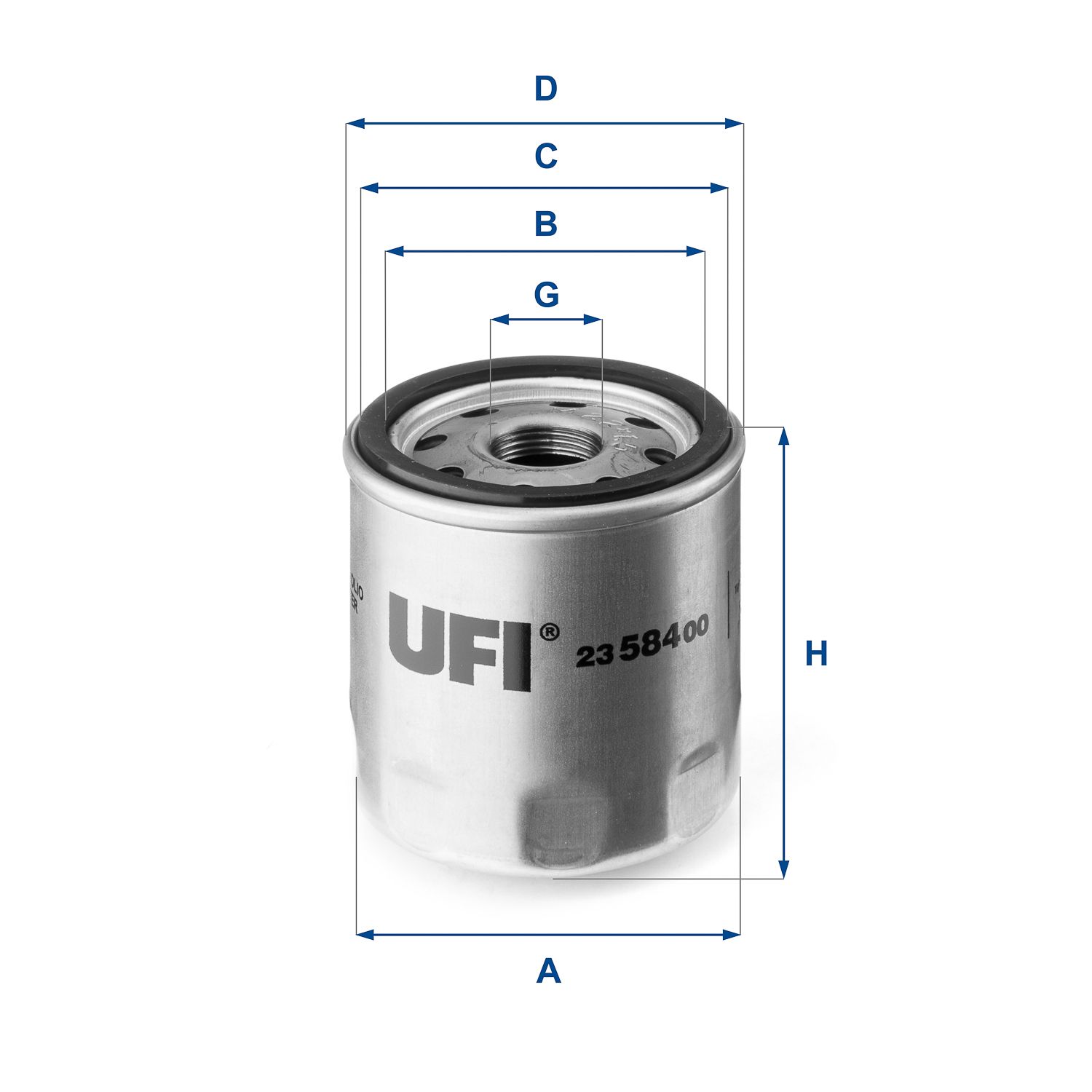 Olejový filter UFI 23.584.00