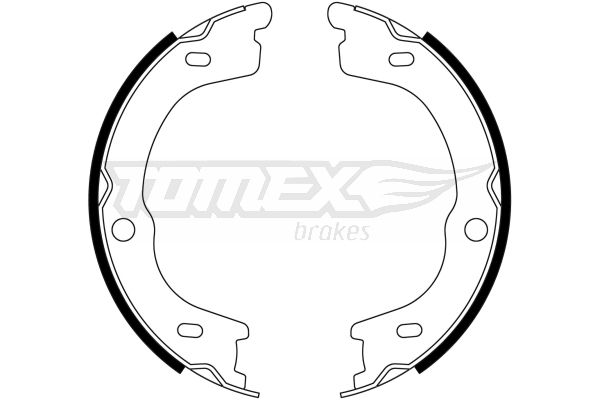 Sada brzdových čelistí TOMEX Brakes 23-13