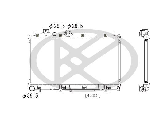 Radiator, racire motor KOYORAD PL092532
