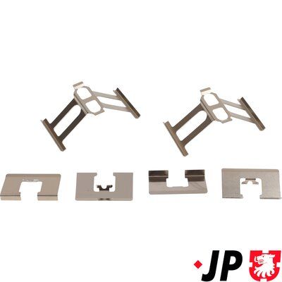 Set accesorii, placute frana JP Group 3464002610