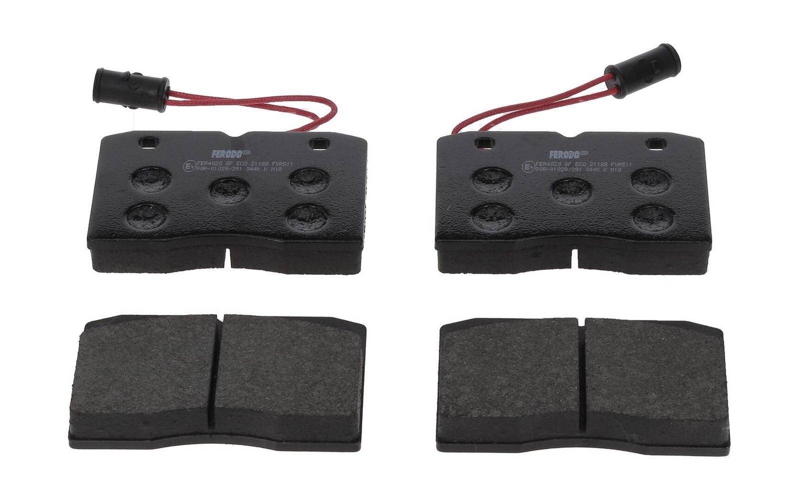 set placute frana,frana disc FERODO FVR511