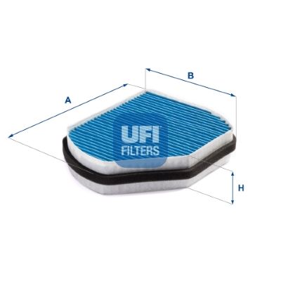 Filtr, wentylacja przestrzeni pasażerskiej UFI 34.270.00