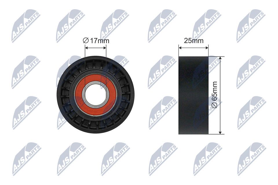 Rolka napinacza, pasek klinowy wielorowkowy NTY RNK-CT-046