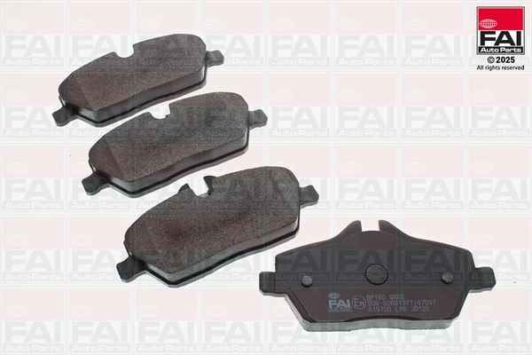Zestaw klocków hamulcowych, hamulce tarczowe FAI AUTOPARTS BP180