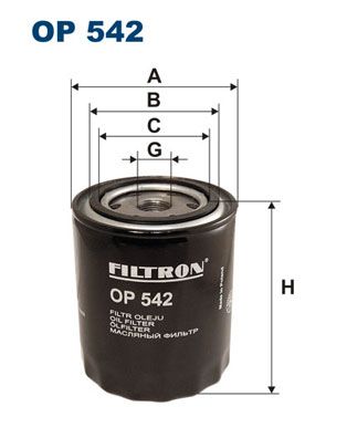 Olejový filtr FILTRON OP 542
