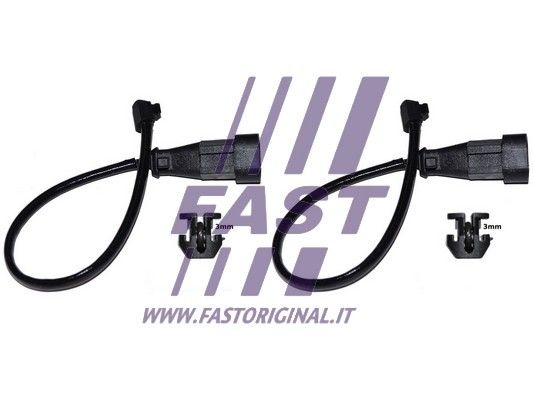 Styk ostrzegawczy, zużycie okładzin hamulcowych FAST FT32419