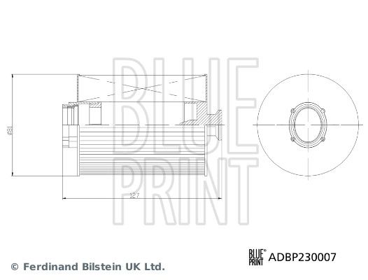 filtru combustibil BLUE PRINT ADBP230007