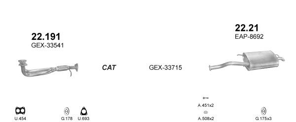 Układ wydechowy POLMO POLMO30081