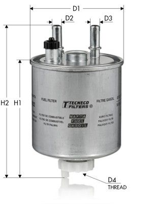 Filtr paliwa TECNECO FILTERS GS9022
