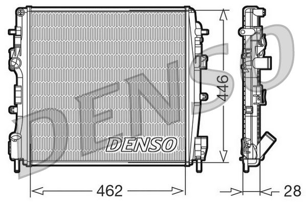 Chłodnica, układ chłodzenia silnika DENSO DRM23018
