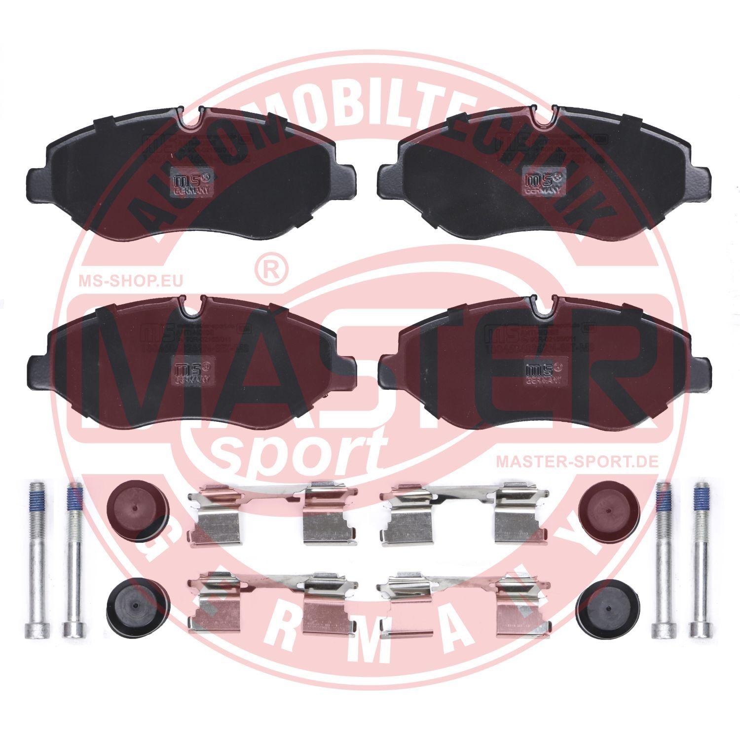 Zestaw klocków hamulcowych, hamulce tarczowe MASTER-SPORT GERMANY 13046048262N-SET-MS