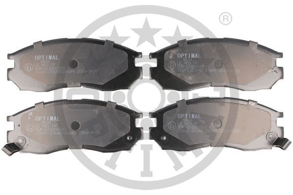 Zestaw klocków hamulcowych, hamulce tarczowe OPTIMAL BP-09684