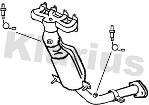 Katalizator KLARIUS 55198679