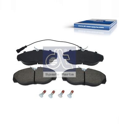 Zestaw klocków hamulcowych, hamulce tarczowe DT SPARE PARTS 12.93109