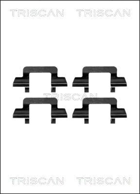 Zestaw akcesoriów, klocki hamulcowe TRISCAN 8105 381613