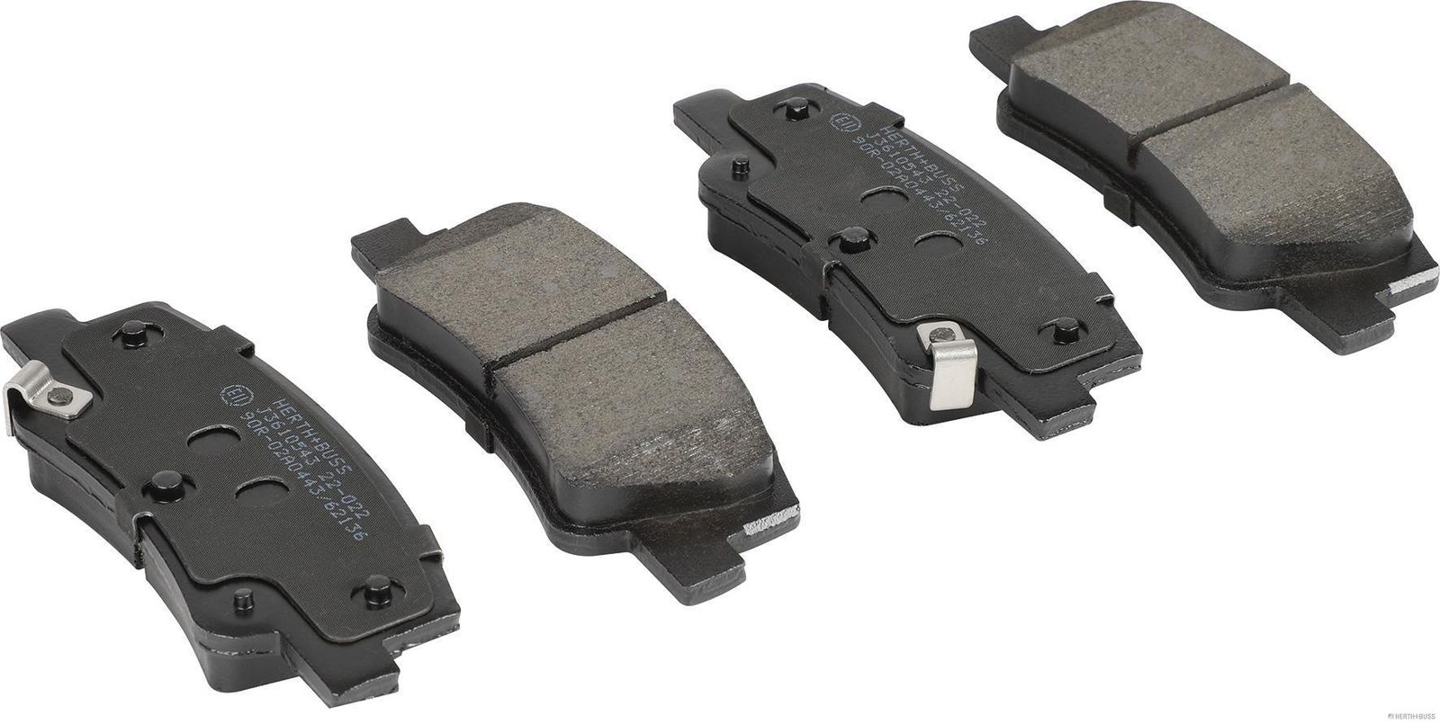 set placute frana,frana disc HERTH+BUSS JAKOPARTS J3610543