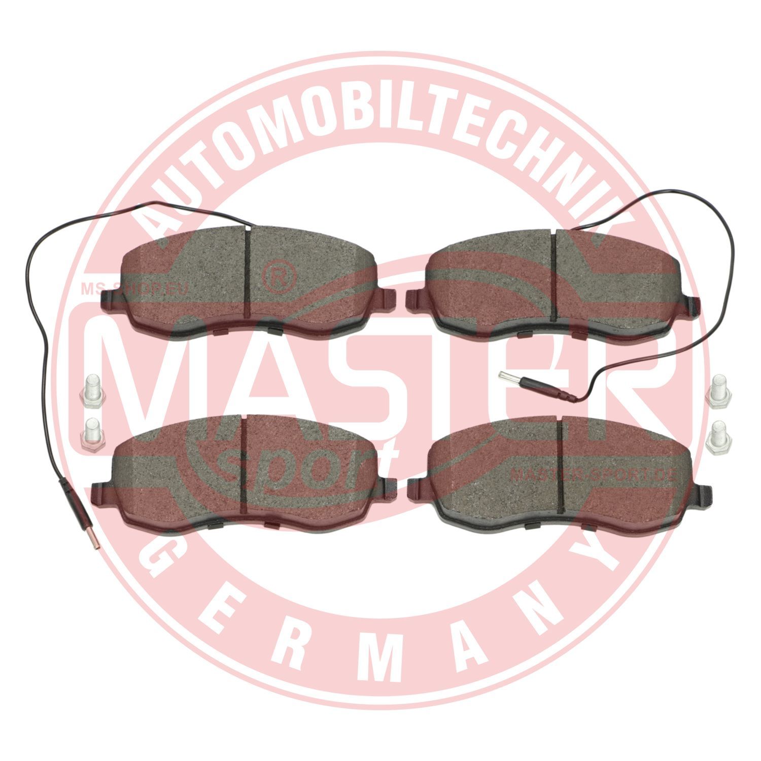Zestaw klocków hamulcowych, hamulce tarczowe MASTER-SPORT GERMANY 13046027522N-SET-MS