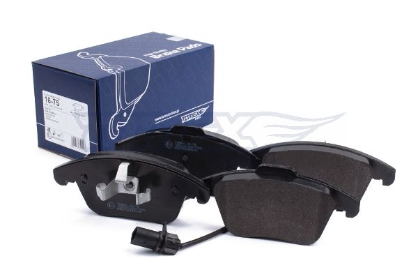 Levně Sada brzdových destiček, kotoučová brzda TOMEX Brakes 16-75