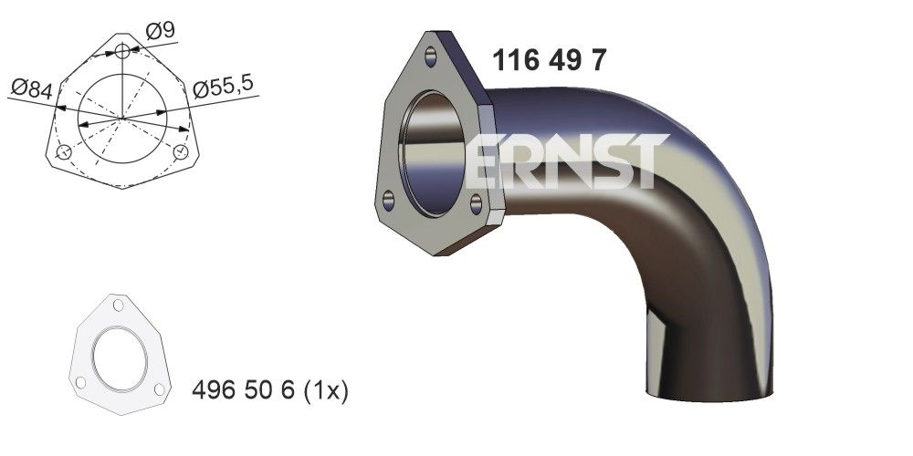 Racord evacuare ERNST 116497