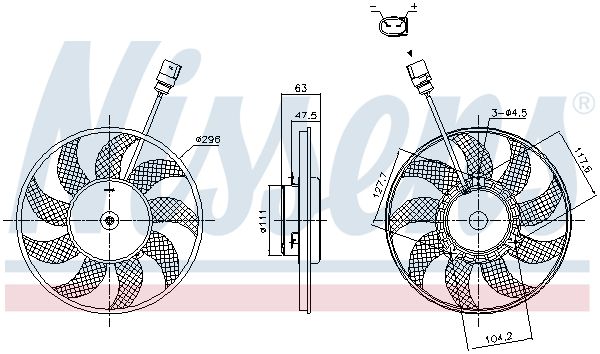 Ventilateur, refroidissement du moteur