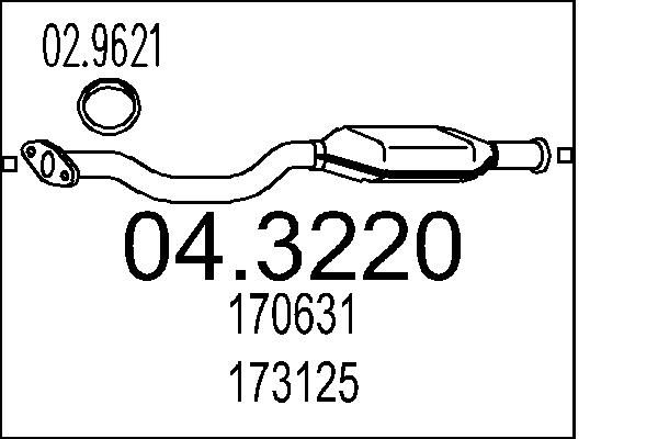Katalizator MTS 04.3220