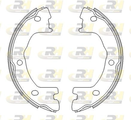Szczęka hamulcowa, hamulec postojowy ROADHOUSE 4524.00