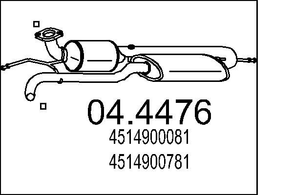 Katalizator MTS 4514901381