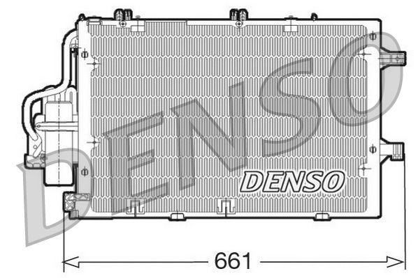 Kondenzátor klimatizácie DENSO DCN20015