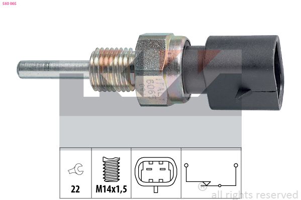 Przełącznik, światło cofania KW 560 065